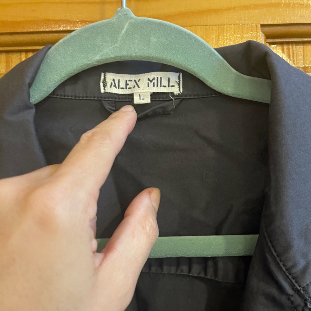 Alex Mill - Standard Jumpsuit in Cotton Twill - Gray - Picture 4 of 6